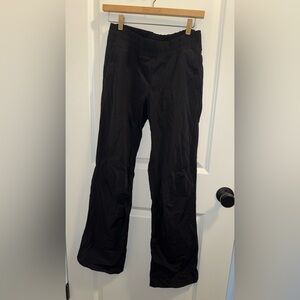 Lululemon Black Lined Pants Size 6
